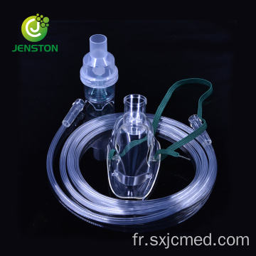 Masque de tube de nébuliseur en PVC jetable médical